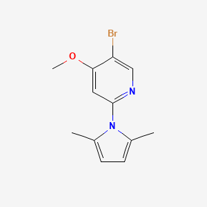 5-bromo-2-(2,5-dimethyl-1H-pyrrol-1-yl)-4-methoxypyridine