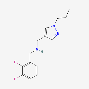 [(2,3-difluorophenyl)methyl][(1-propyl-1H-pyrazol-4-yl)methyl]amine