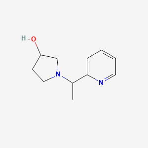 1-(1-(Pyridin-2-yl)ethyl)pyrrolidin-3-ol