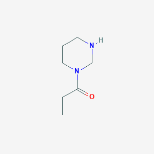 molecular formula C7H14N2O B11756990 1-(Tetrahydropyrimidin-1(2H)-yl)-1-propanone 