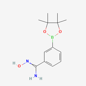 N-hydroxy-3-(4,4,5,5-tetramethyl-1,3,2-dioxaborolan-2-yl)benzene-1-carboximidamide