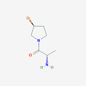 (S)-2-Amino-1-((S)-3-bromo-pyrrolidin-1-yl)-propan-1-one