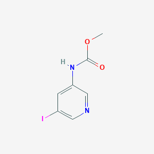 (5-Iodo-pyridin-3-yl)-carbamic acid methyl ester