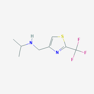 N-((2-(trifluoromethyl)thiazol-4-yl)methyl)propan-2-amine