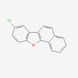 molecular formula C16H9ClO B11757142 8-Chloronaphtho[1,2-b]benzofuran 