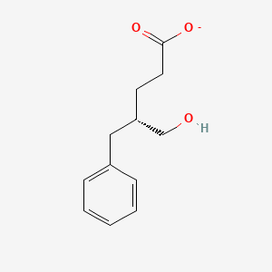 molecular formula C12H15O3- B11757170 (4S)-4-benzyl-5-hydroxypentanoate 