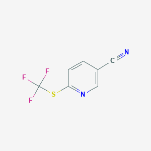 6-(Trifluoromethylthio) nicotinonitrile