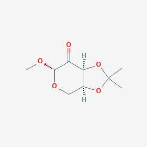 B117572 (3aS,6S,7aS)-6-methoxy-2,2-dimethyl-4,7a-dihydro-3aH-[1,3]dioxolo[4,5-c]pyran-7-one CAS No. 4096-62-2