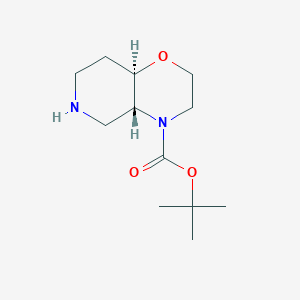 rel-tert-Butyl (4aR,8aR)-octahydro-4H-pyrido[4,3-b][1,4]oxazine-4-carboxylate