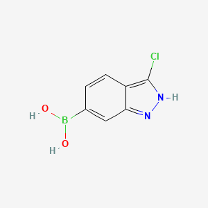 3-Chloro-1H-indazole-6-boronic acid