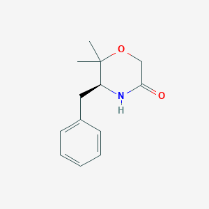 (5S)-5-benzyl-6,6-dimethylmorpholin-3-one