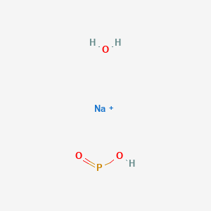 molecular formula H3NaO3P+ B11757316 Sodium oxophosphinous acid hydrate 