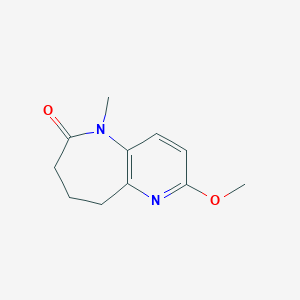 2-Methoxy-5-methyl-8,9-dihydro-5H-pyrido[3,2-b]azepin-6(7H)-one