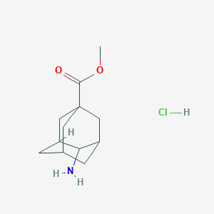 molecular formula C12H20ClNO2 B11757391 Methyl 4-aminoadamantane-1-carboxylate hydrochloride CAS No. 1057075-91-8