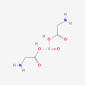 molecular formula C14H13NO B1175743 Bis(glycinato)oxovanadium(IV) CAS No. 15283-90-6
