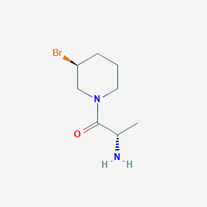 (S)-2-Amino-1-((S)-3-bromo-piperidin-1-yl)-propan-1-one