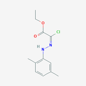 molecular formula C12H15ClN2O2 B11757481 ethyl (2E)-2-chloro-2-[(2,5-dimethylphenyl)hydrazinylidene]acetate 