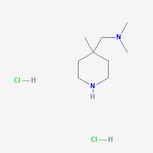 Dimethyl[(4-methylpiperidin-4-yl)methyl]amine dihydrochloride