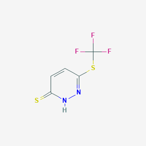 6-Trifluoromethylsulfanyl-2h-pyridazine-3-thione