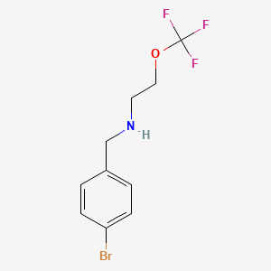 (4-Bromo-benzyl)-(2-trifluoromethoxy-ethyl)-amine