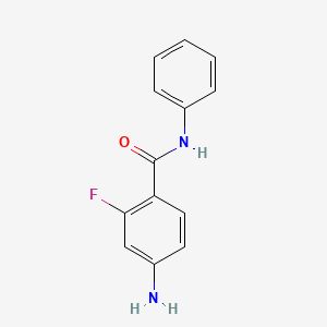 4-amino-2-fluoro-N-phenylbenzamide