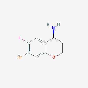 (S)-7-Bromo-6-fluorochroman-4-amine