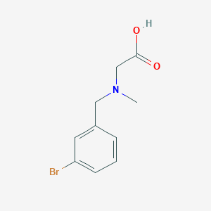 molecular formula C10H12BrNO2 B11757583 [(3-Bromo-benzyl)-methyl-amino]-acetic acid 