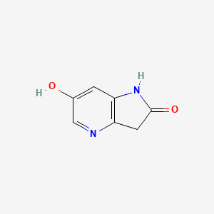 molecular formula C7H6N2O2 B11757603 6-Hydroxy-1H-pyrrolo[3,2-b]pyridin-2(3H)-one 