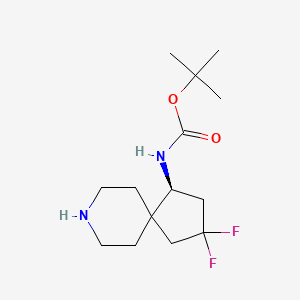 tert-Butyl (S)-(3,3-difluoro-8-azaspiro[4.5]decan-1-yl)carbamate