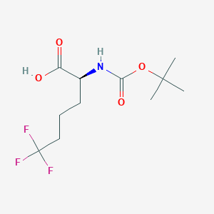 (S)-2-((Tert-butoxycarbonyl)amino)-6,6,6-trifluorohexanoic acid