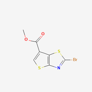 molecular formula C7H4BrNO2S2 B1175764 Methyl 2-bromothieno[2,3-d][1,3]thiazole-6-carboxylate 