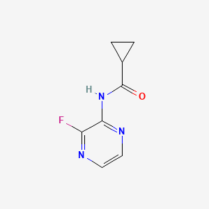 Cyclopropanecarboxylic acid(3-fluoro-pyrazin-2-yl)-amide