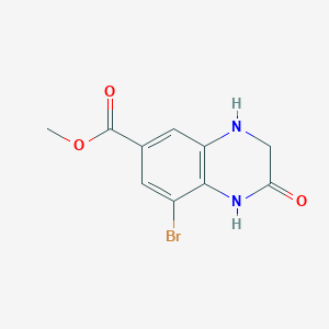 Methyl 8-bromo-2-oxo-1,2,3,4-tetrahydroquinoxaline-6-carboxylate