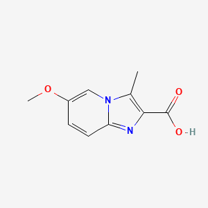 6-Methoxy-3-methylimidazo[1,2-a]pyridine-2-carboxylic acid