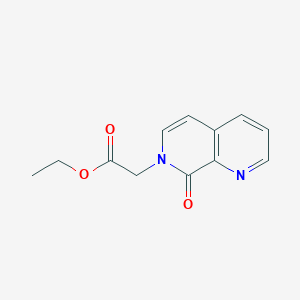 Ethyl 2-(8-oxo-1,7-naphthyridin-7(8H)-yl)acetate