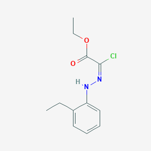 ethyl (2E)-2-chloro-2-[(2-ethylphenyl)hydrazinylidene]acetate