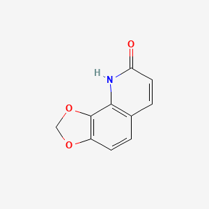 molecular formula C10H7NO3 B11757786 [1,3]Dioxolo[4,5-h]quinolin-8(9H)-one 