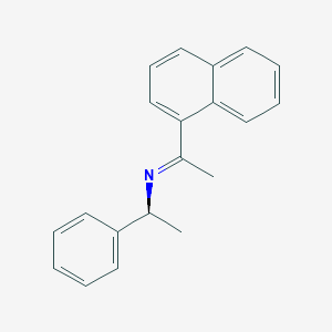 (S,E)-N-(1-(Naphthalen-1-yl)ethylidene)-1-phenylethanamine