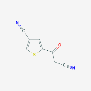 5-(2-Cyanoacetyl)thiophene-3-carbonitrile