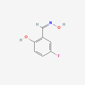 4-Fluoro-2-[(1E)-(hydroxyimino)methyl]phenol