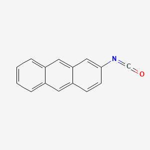 molecular formula C15H9NO B11757835 2-Isocyanatoanthracene CAS No. 17017-03-7