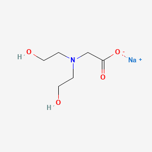 molecular formula C8H9BrO2 B1175788 N,N-双(2-羟乙基)甘氨酸钠盐 CAS No. 17123-43-2