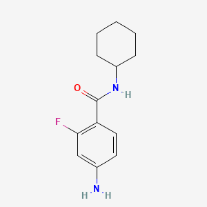 4-amino-N-cyclohexyl-2-fluorobenzamide