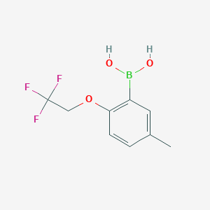 [5-Methyl-2-(2,2,2-trifluoroethoxy)phenyl]boranediol