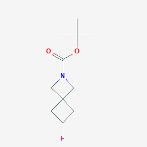 Tert-butyl 6-fluoro-2-azaspiro[3.3]heptane-2-carboxylate