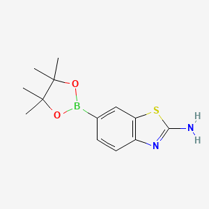 6-(4,4,5,5-Tetramethyl-[1,3,2]dioxaborolan-2-YL)-benzothiazol-2-ylamine