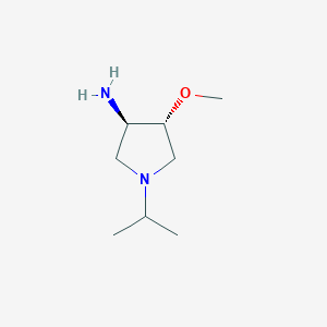 trans-1-Isopropyl-4-methoxy-3-pyrrolidinamine