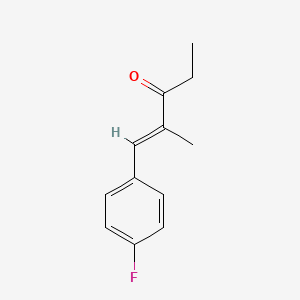 (E)-1-(4-fluorophenyl)-2-methylpent-1-en-3-one