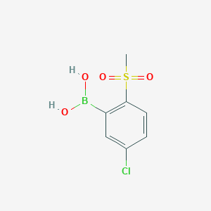 (5-Chloro-2-methanesulfonylphenyl)boronic acid