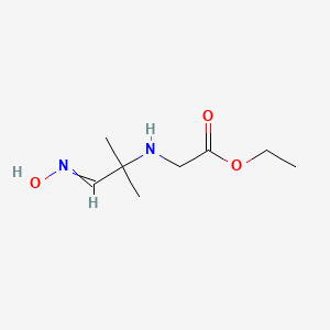 Ethyl 2-{[1-(hydroxyimino)-2-methylpropan-2-YL]amino}acetate